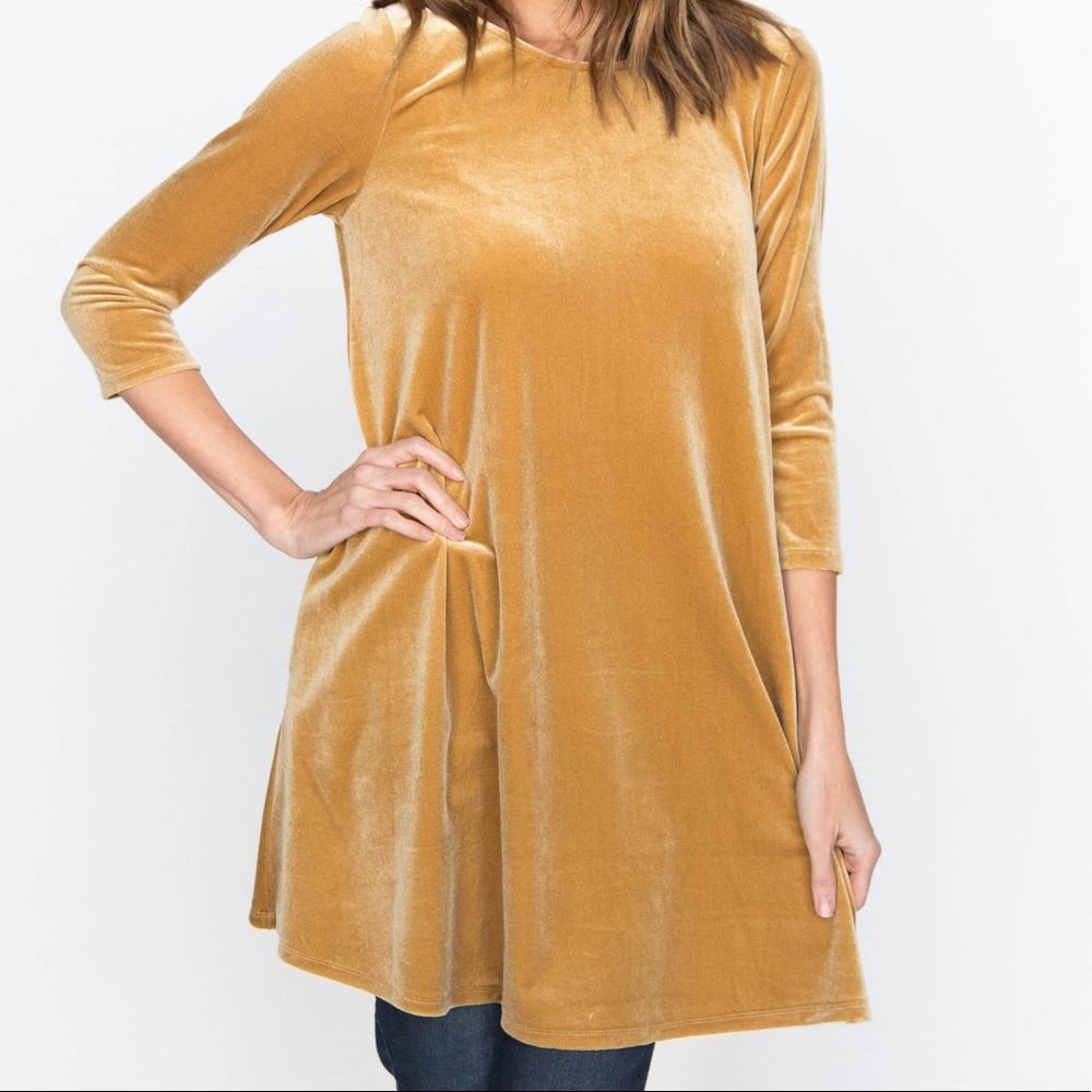 Gold/Mustard Swing Tunic